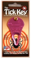 Tick Key Tick Remover safely removes the entire tick
