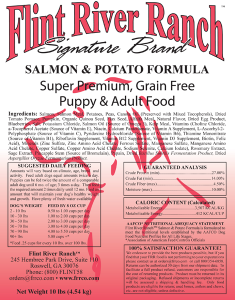 Salmon Grain Free Dog Food by Flint River Ranch