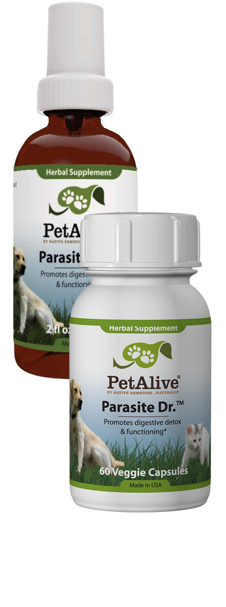 Pet Alive Parasite Dr promotes digestive detox and functioning