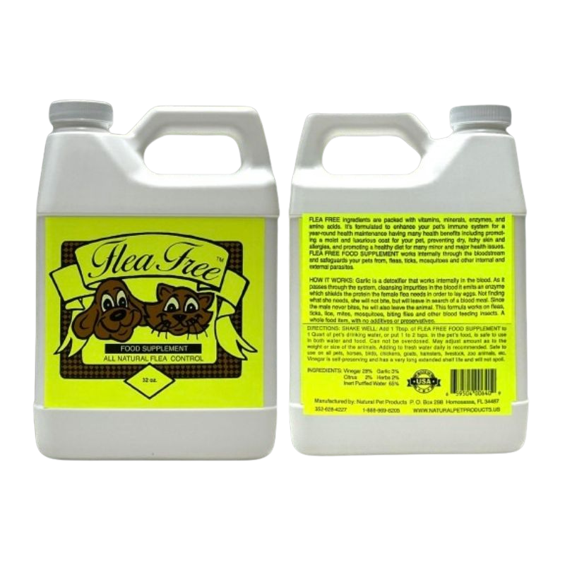 Flea Free Food Supplement - 16, 32, 64, & 128 oz