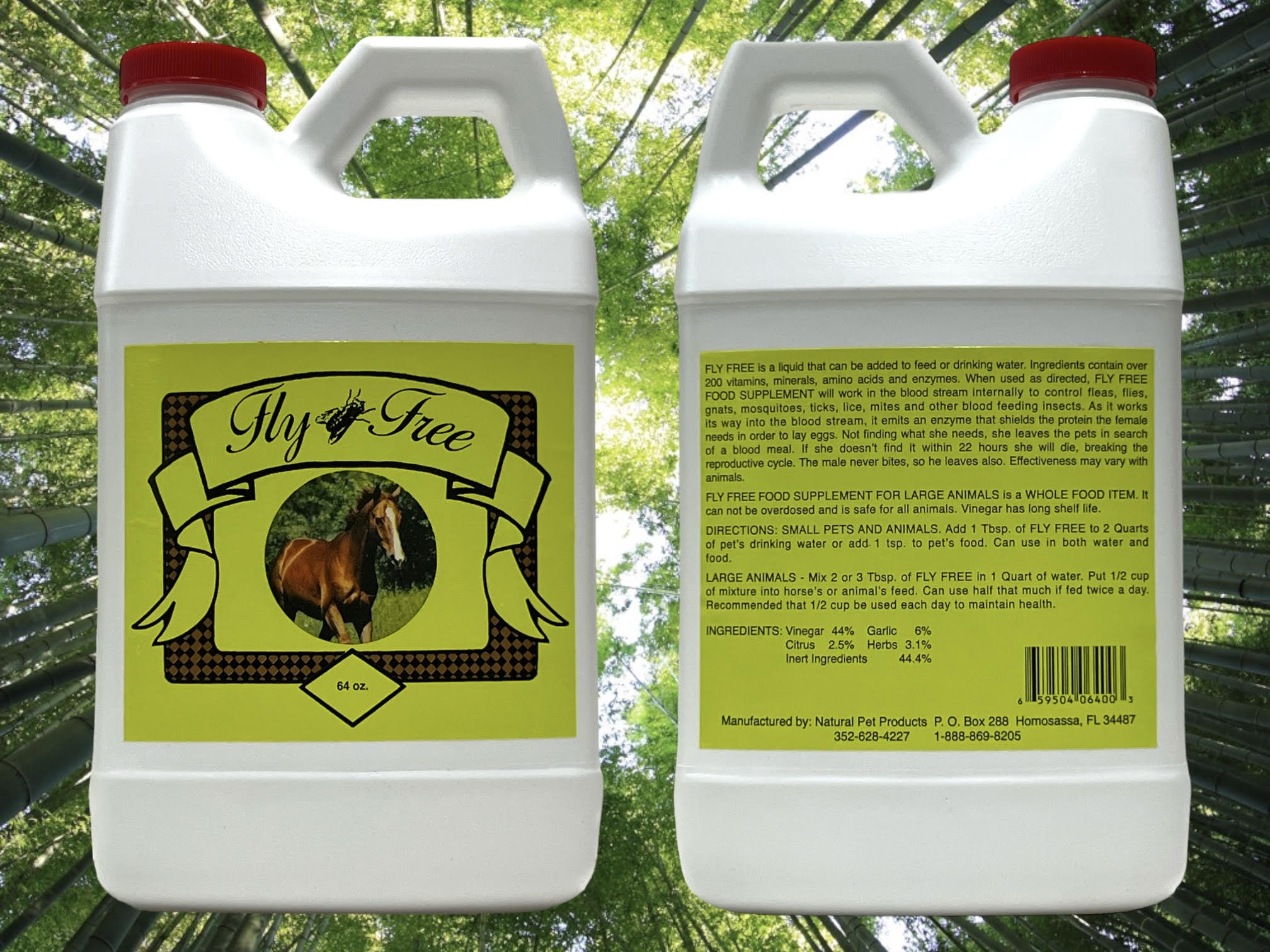 FLY FREE FOOD SUPPLEMENT - 64 oz or 128 oz