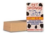 Pet Sponge Works Like an Eraser to Remove Hair, Dust, and Much More!
